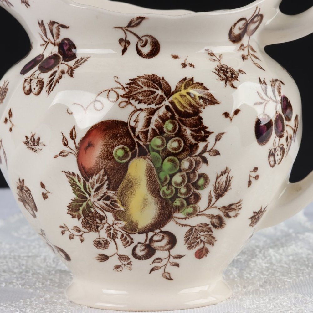 Vintage Johnson Brothers Autumn's Delight Pitcher 32 oz - Picture 7 of 9